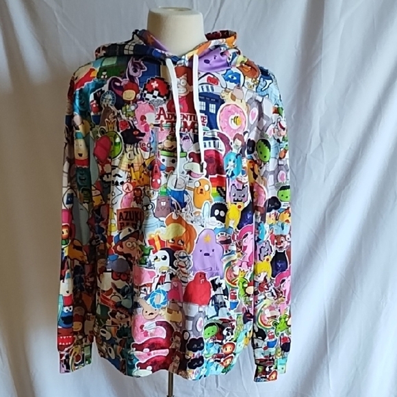 2010's Animation Hooded Sweatshirt - Picture 1 of 4